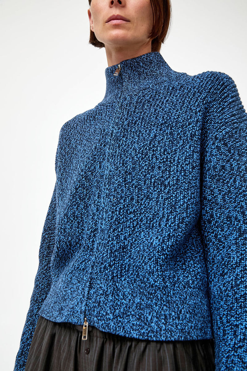 No.6 Keir Knit in Blue Melange