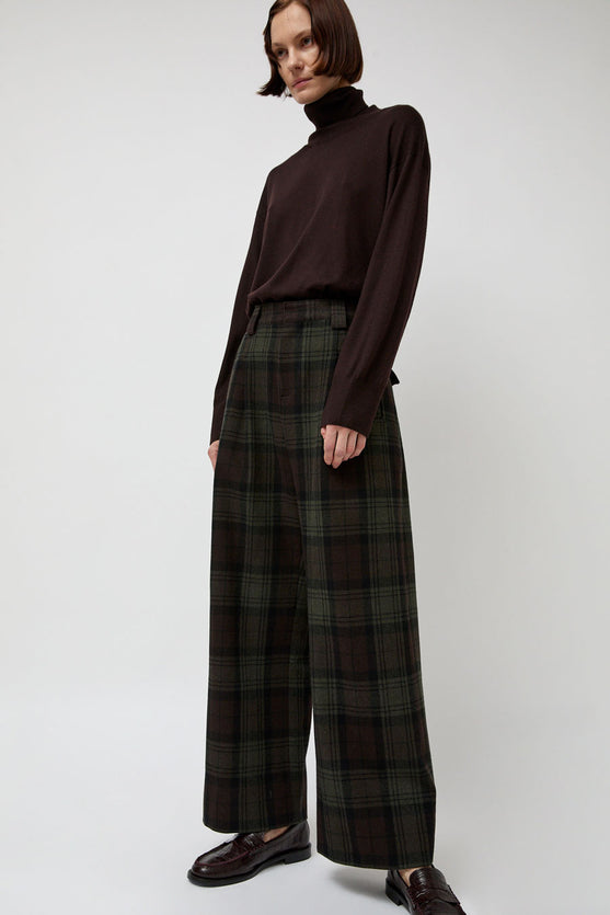 No.6 Kent Pant in Brown and Green