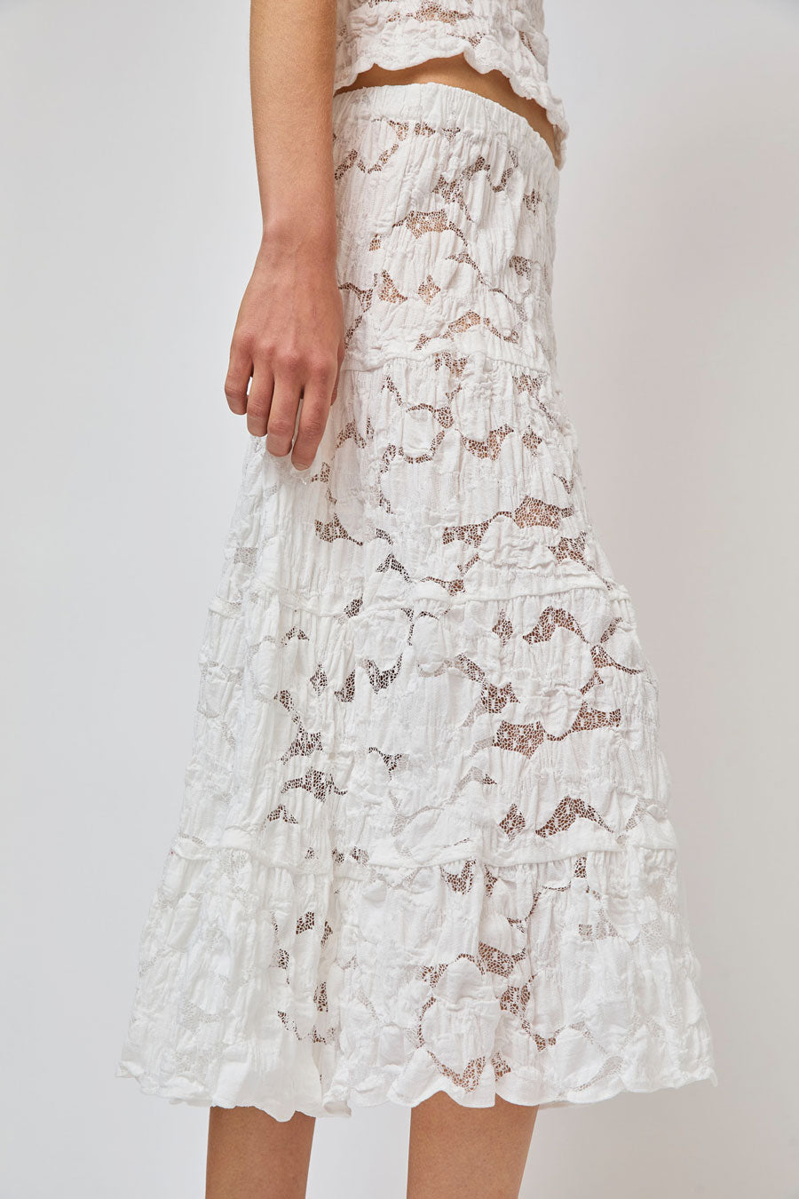 No.6 Keren Skirt in White