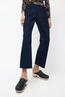 No.6 Kiltie Clog on Mid Heel in Indigo