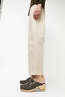No.6 Kiltie Clog on Mid Heel in Olive