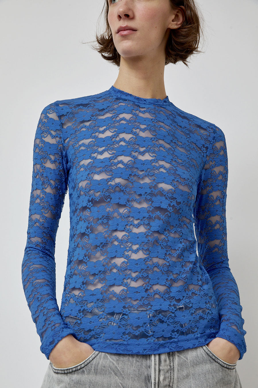 No.6 Ash Tee in Cornflower Lace