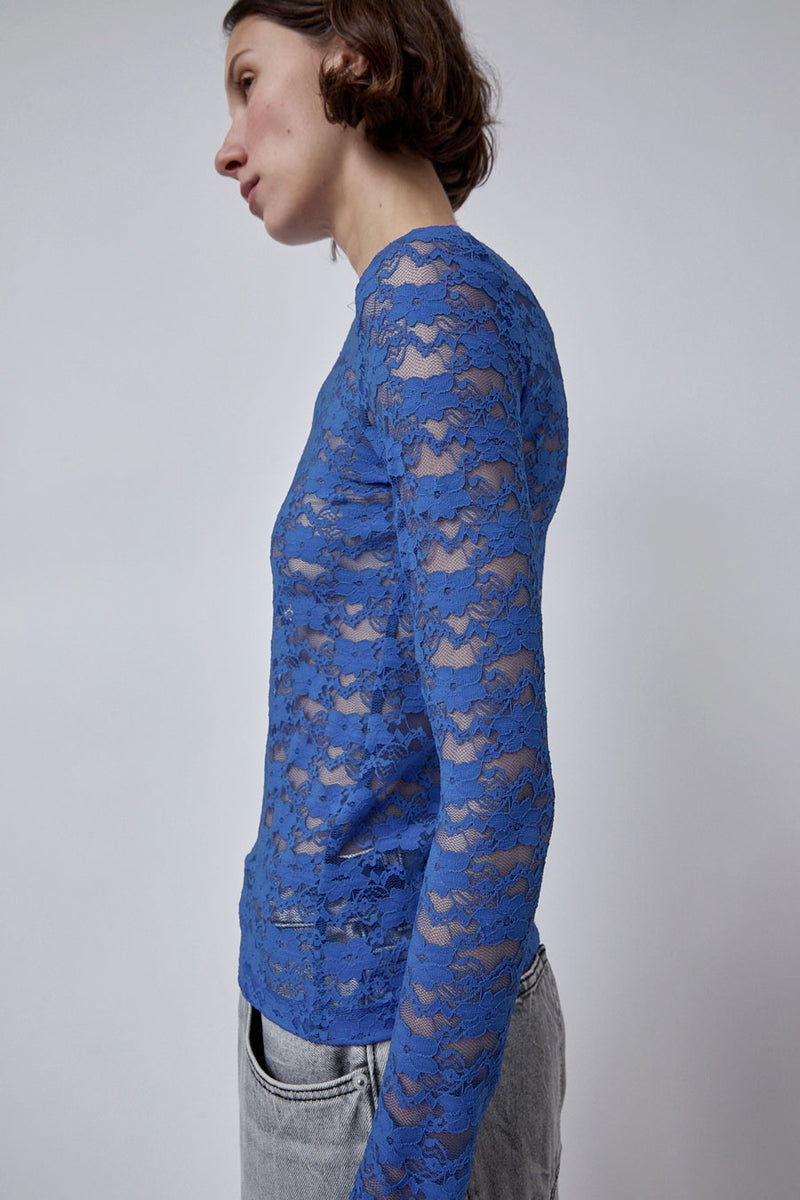 No.6 Ash Tee in Cornflower Lace