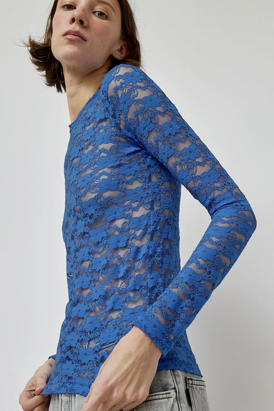 No.6 Ash Tee in Cornflower Lace