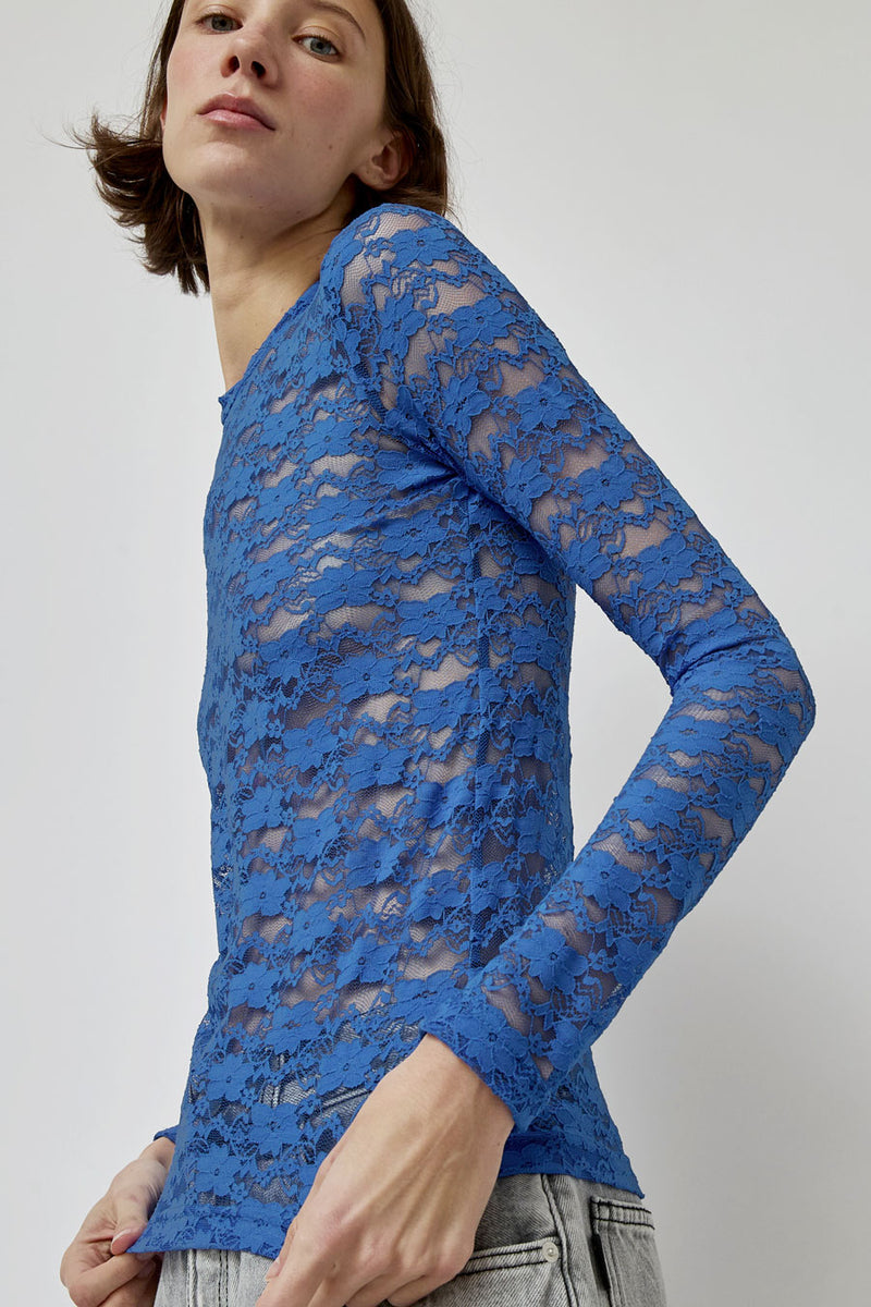 No.6 Ash Tee in Cornflower Lace