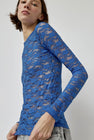 No.6 Ash Tee in Cornflower Lace