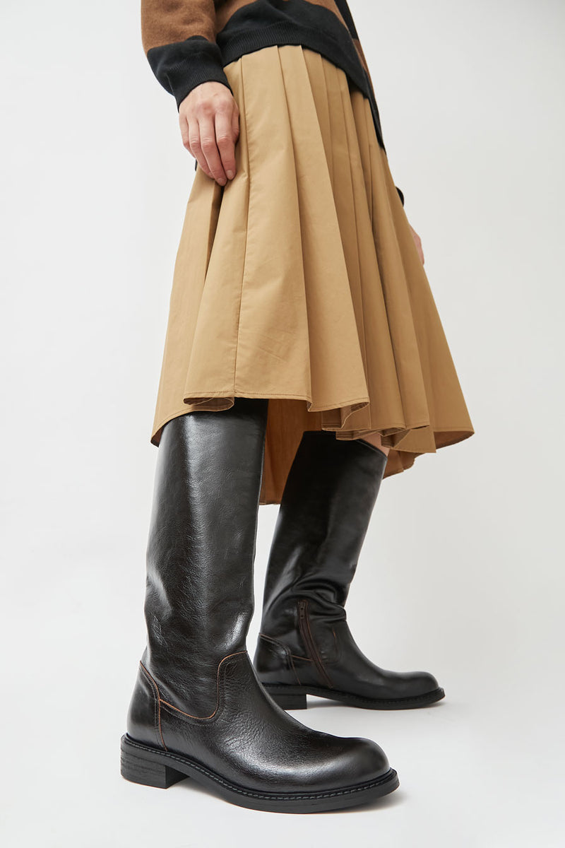 No.6 Knee High Roper Boot in Espresso Espresso 39