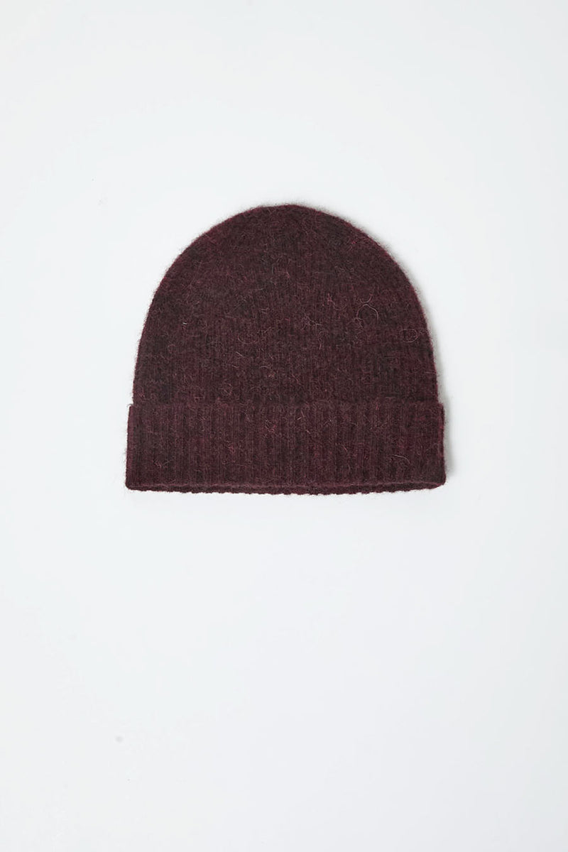 No.6 Knit Beanie in Bordeaux