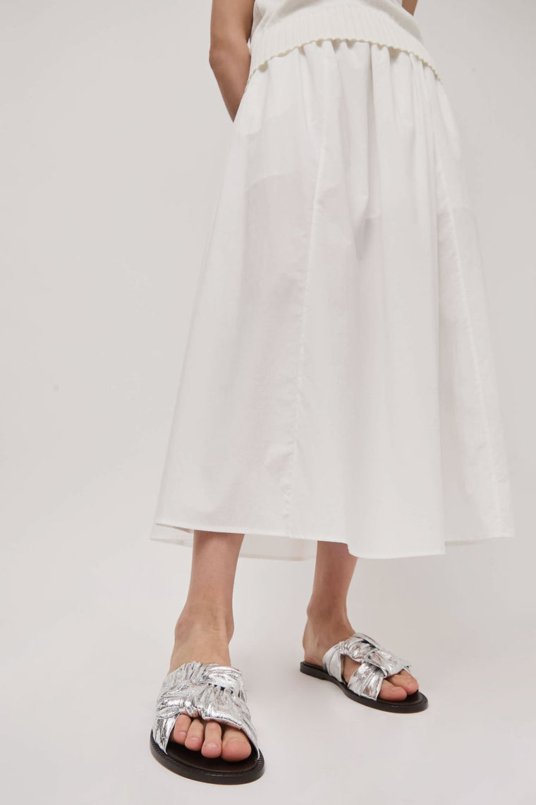 No.6 Knot Sandal in Argento