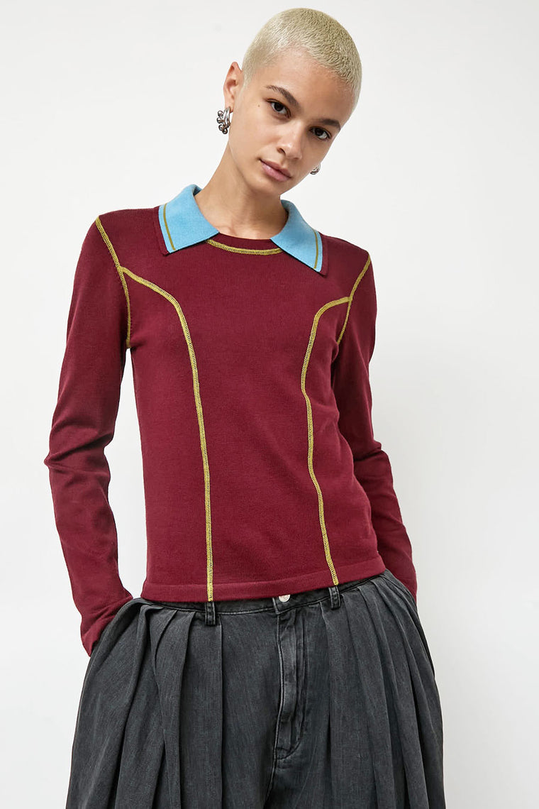 No.6 Lainey Top in Merlot