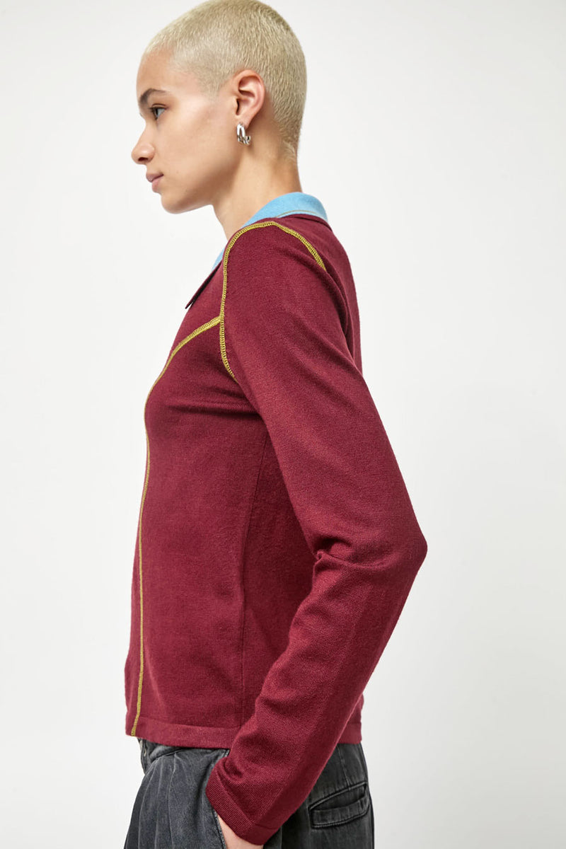 No.6 Lainey Top in Merlot