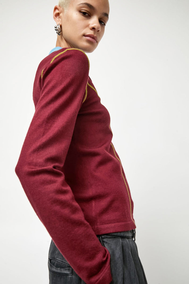 No.6 Lainey Top in Merlot