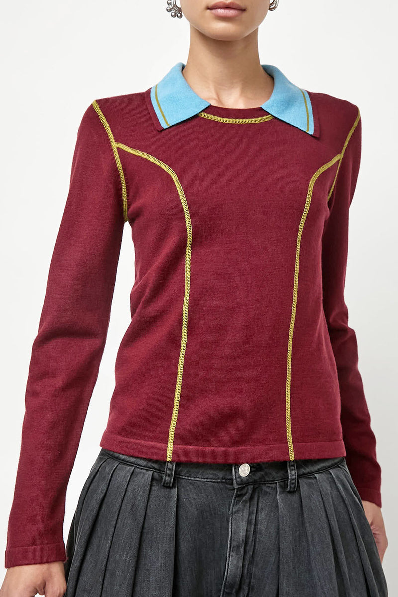 No.6 Lainey Top in Merlot