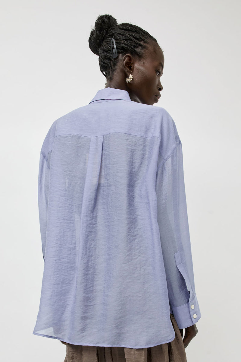 No.6 Lake Shirt in Dusk Organza