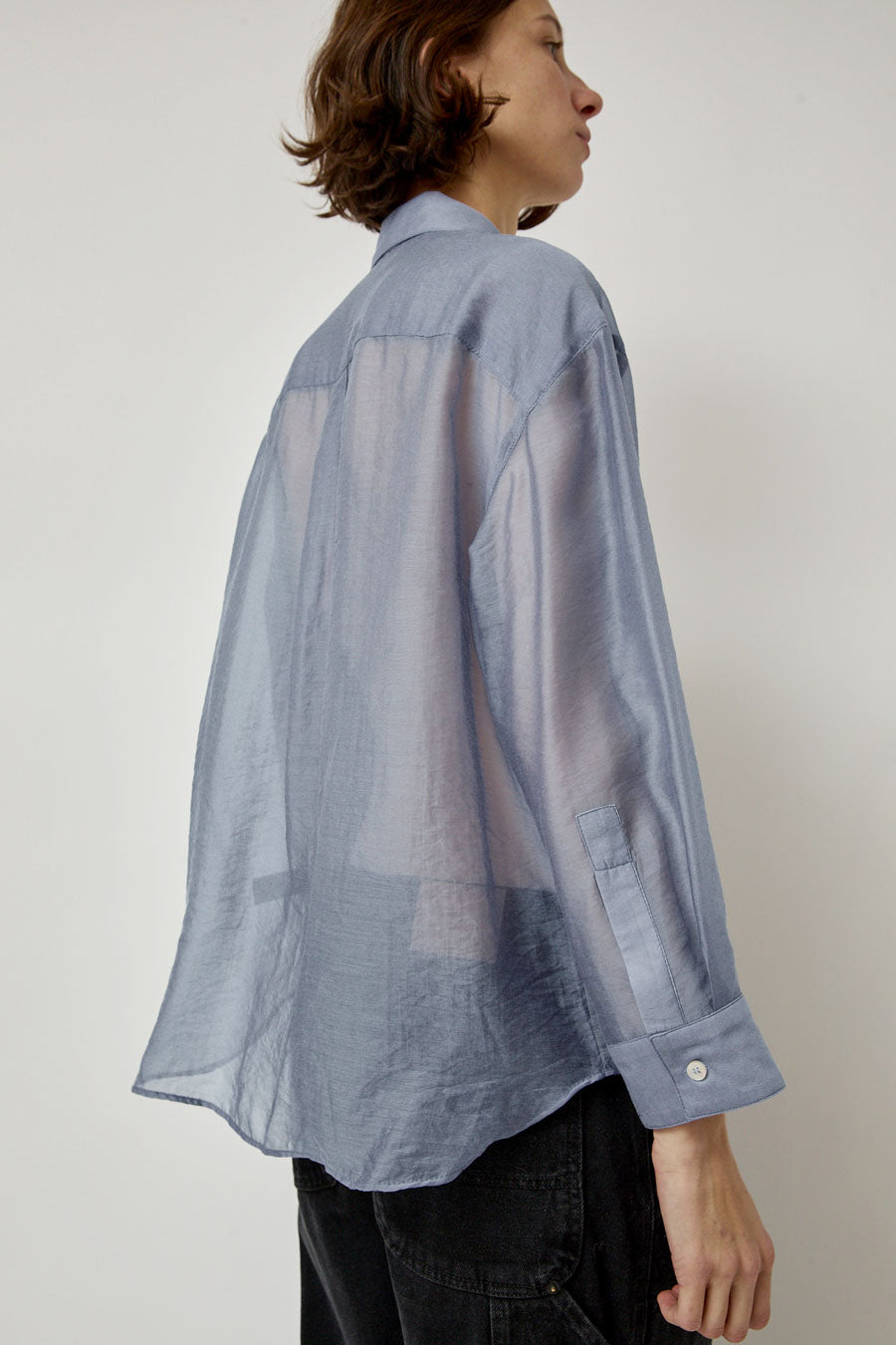 No.6 Lake Shirt in Dusk Organza