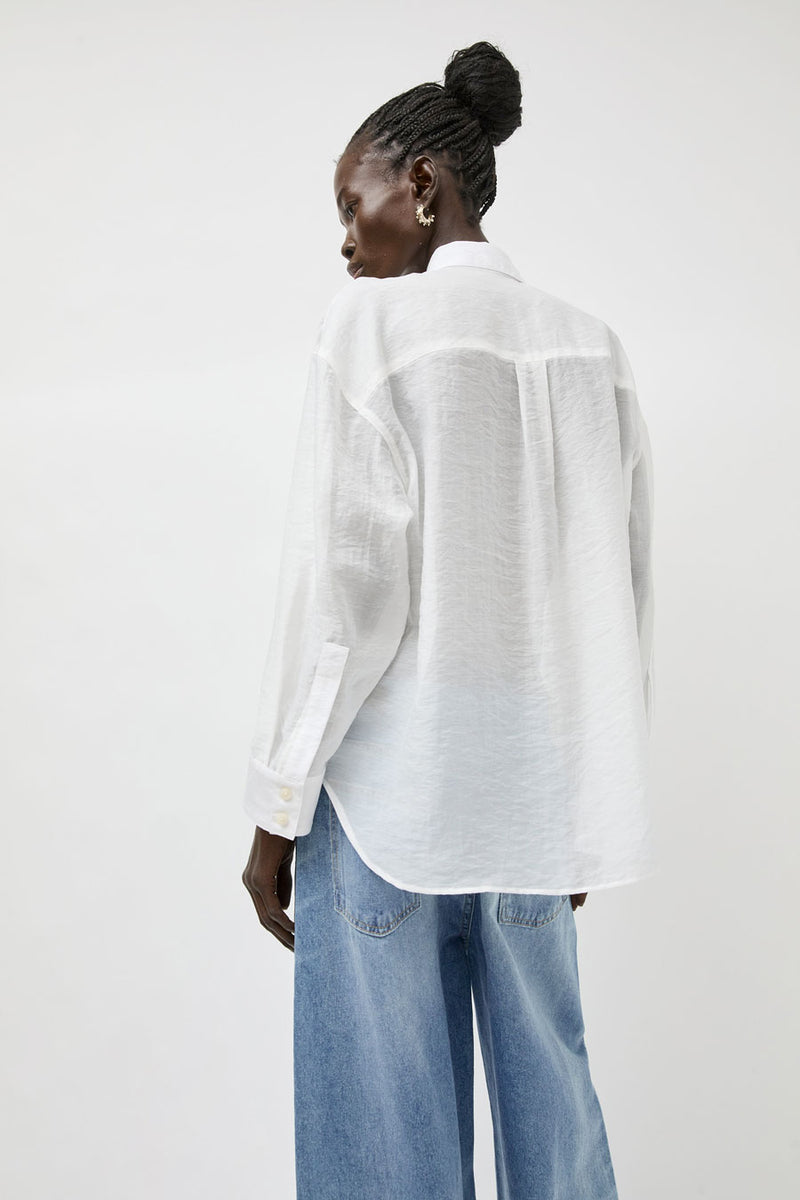 No.6 Lake Shirt in White Organza