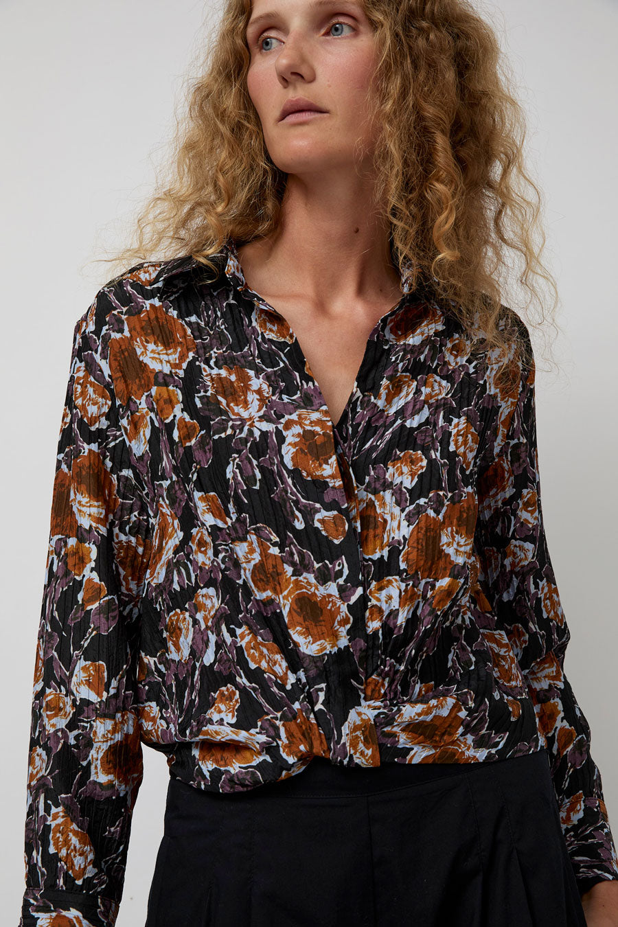 No.6 Lana Top in Gold Roses