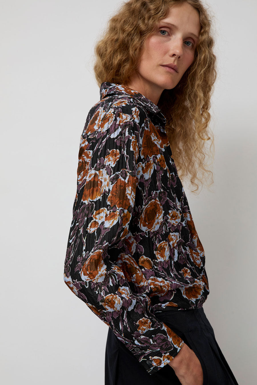No.6 Lana Top in Gold Roses