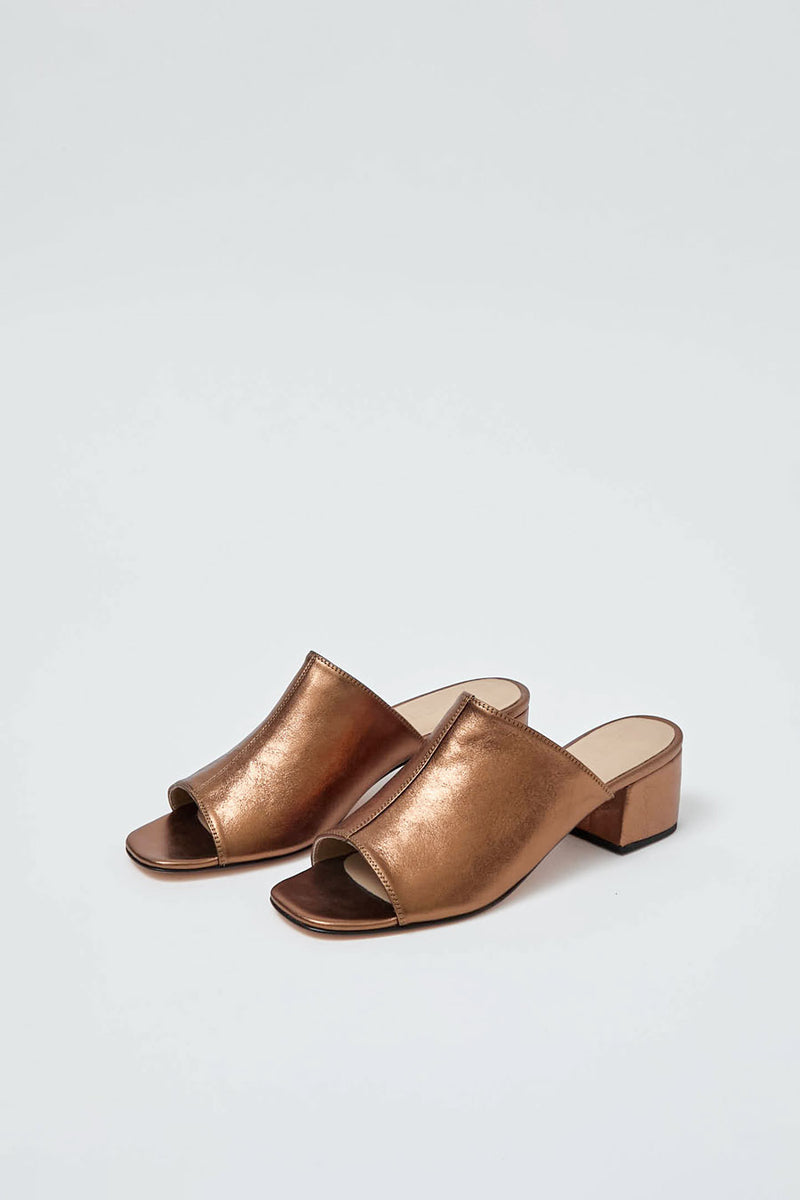 No.6 Leah Sandal in Bronze Metallic