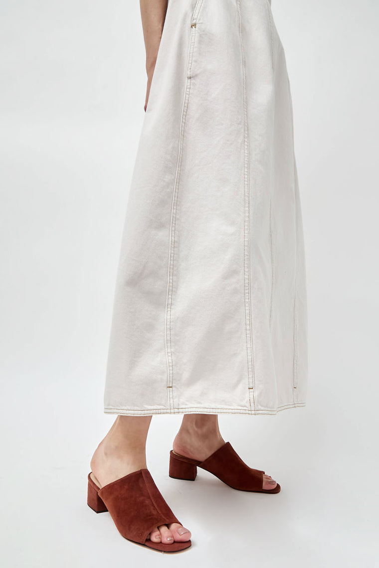 No.6 Leah Sandal in Syrup Suede