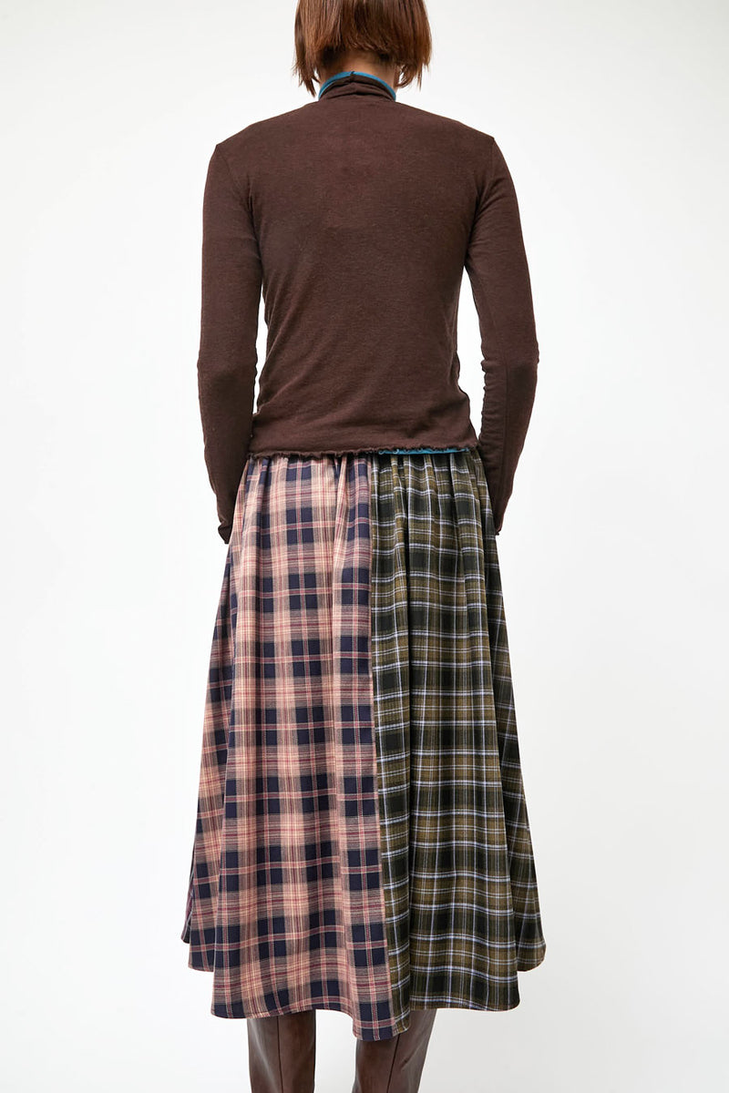 No.6 Lee Skirt in Plaid Combo
