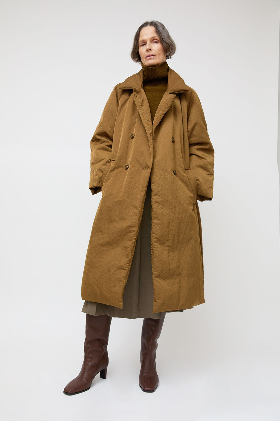 No.6 Leeds Coat in Khaki