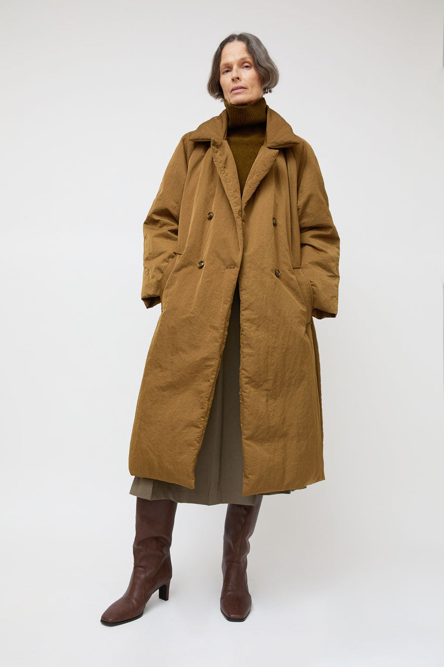 No.6 Leeds Coat in Khaki