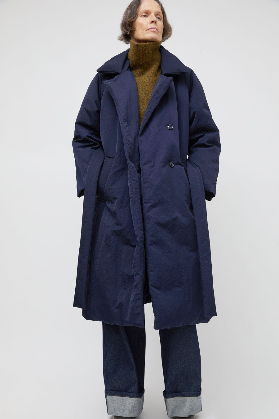 No.6 Leeds Coat in Navy