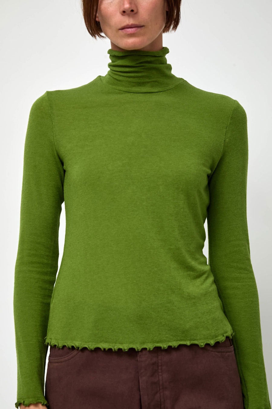 No.6 Lennon Turtleneck in Grass