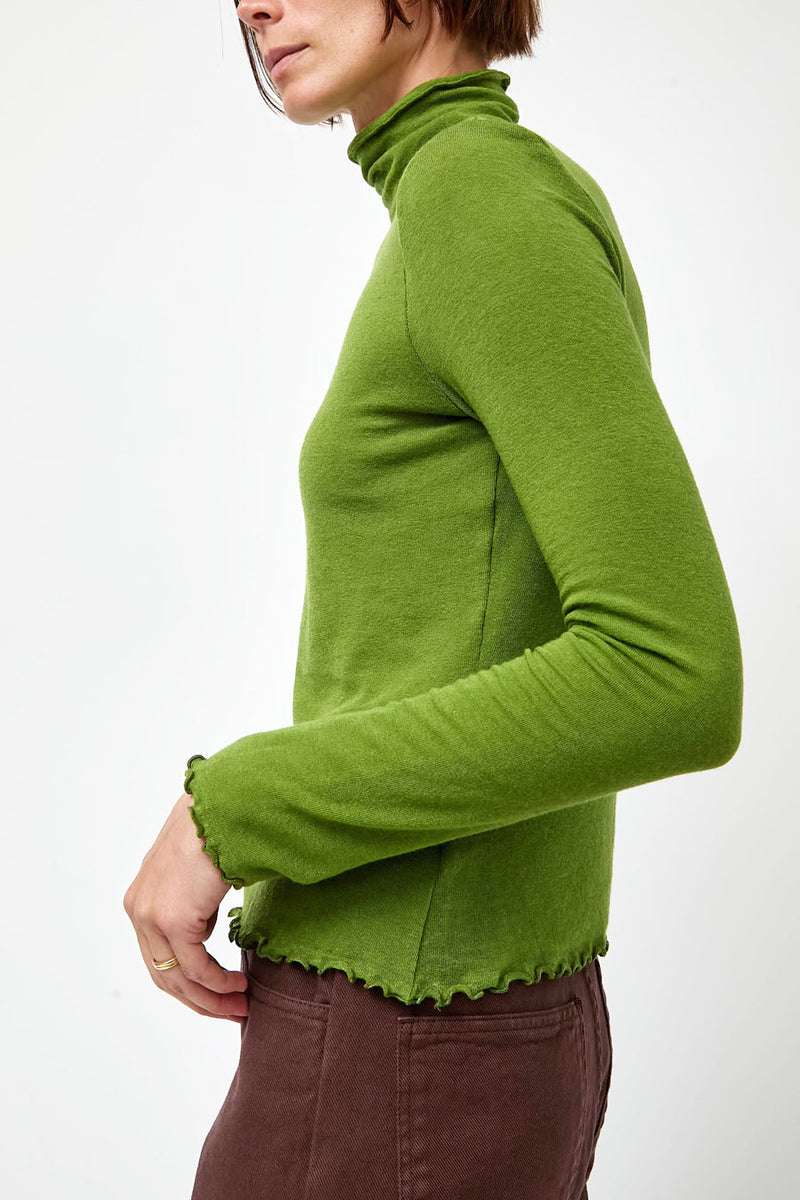 No.6 Lennon Turtleneck in Grass