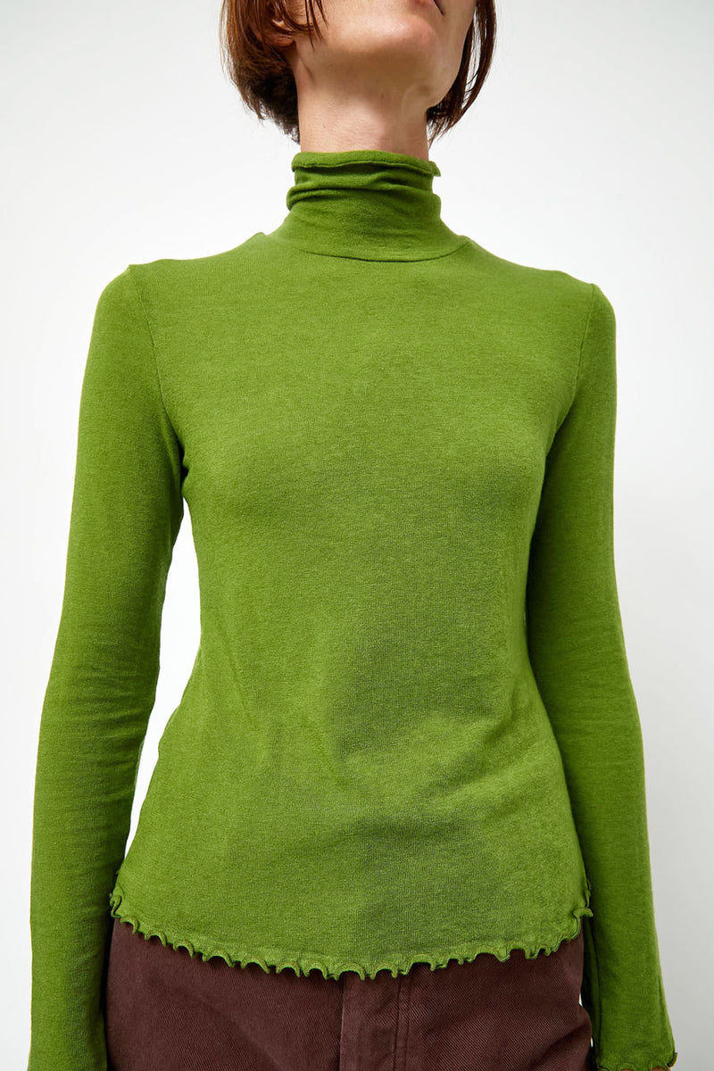 No.6 Lennon Turtleneck in Grass