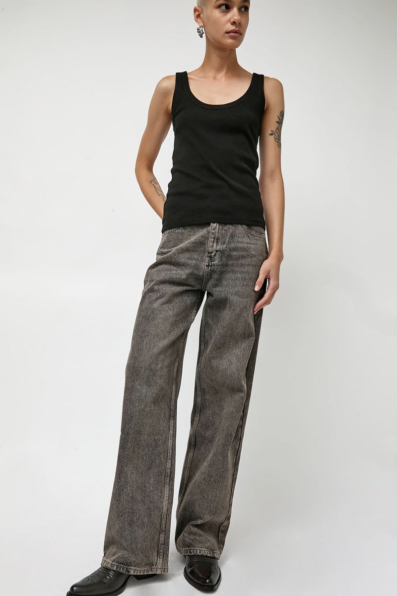 No.6 Leo Jean in Grey Wash