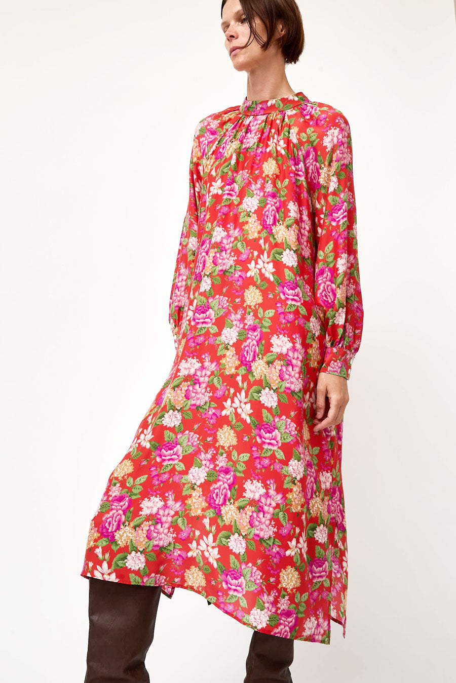 No.6 Lia Dress in Red Bouquet