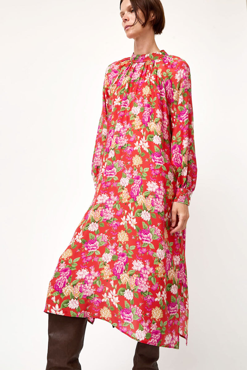 No.6 Lia Dress in Red Bouquet
