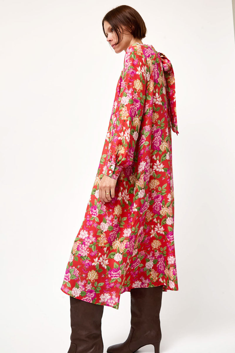 No.6 Lia Dress in Red Bouquet