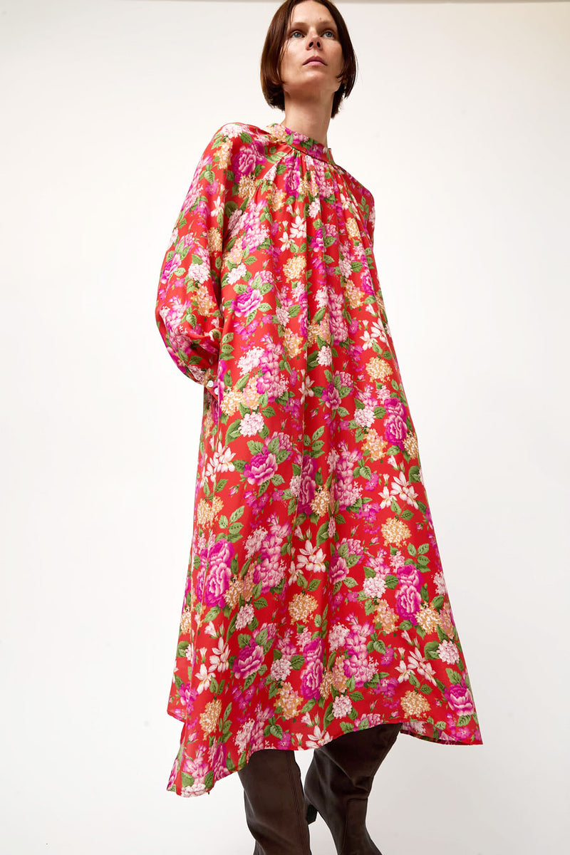 No.6 Lia Dress in Red Bouquet