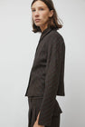 No.6 Linn Shirt in Brown Stripe