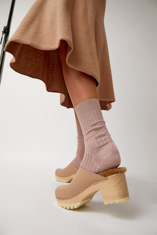 Clogs shoes with Heel — High-heeled Clogs. – Calou Stockholm