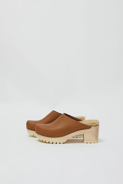 【KOOLOSET】Minimal Duck Clog Austin minimalistic clog mule in dexter tan | Sandgrens