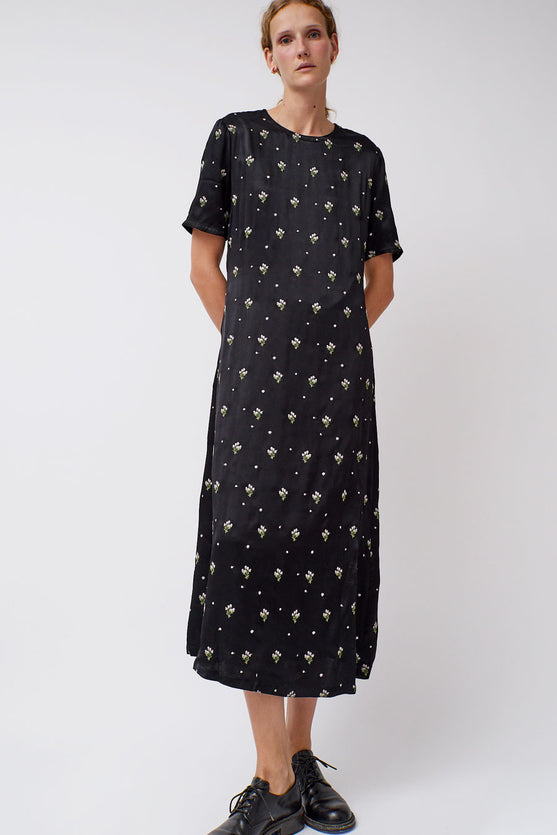 No.6 Lola Dress in Black Embroidered