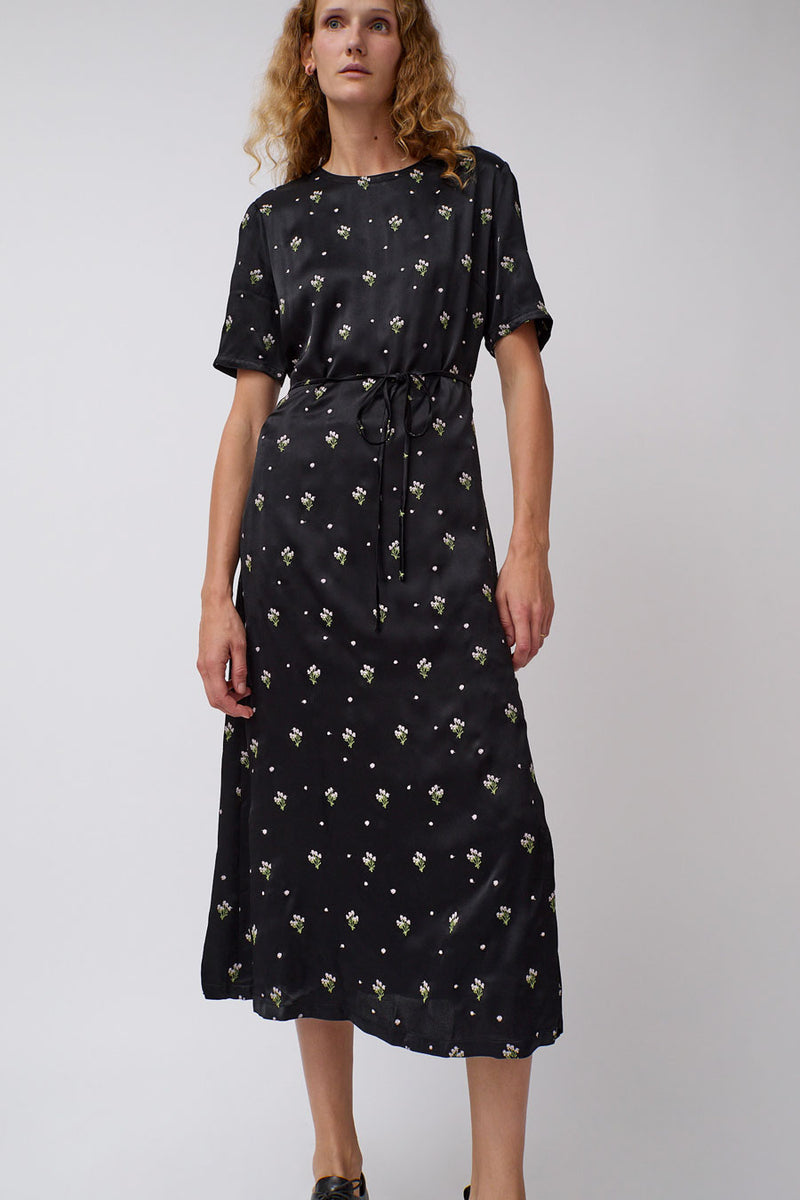 No.6 Lola Dress in Black Embroidered