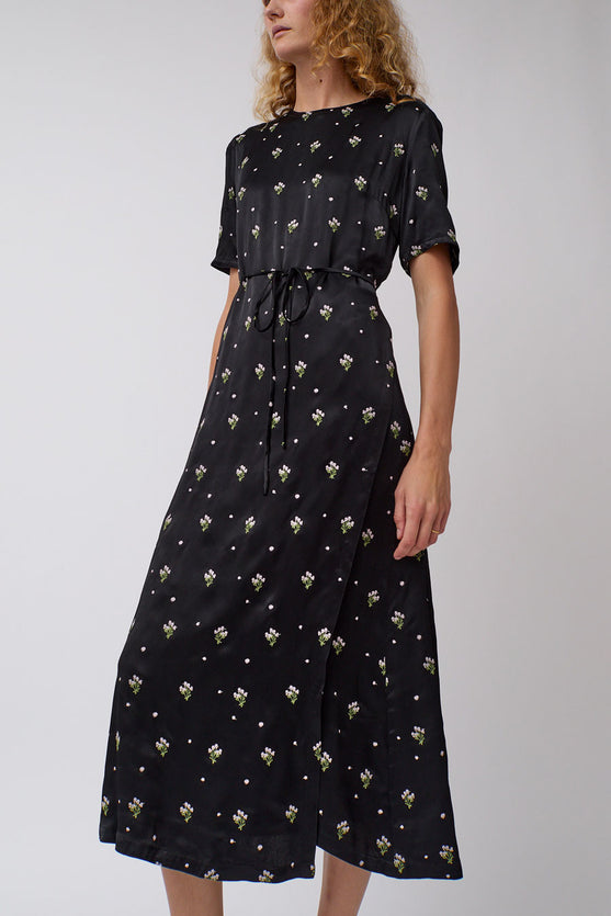 No.6 Lola Dress in Black Embroidered