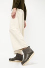 No.6 Low Shearling Clog Boot on Flat Bendable Base in Storm and Olive