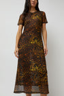 No.6 Mads Dress in Brown Animal