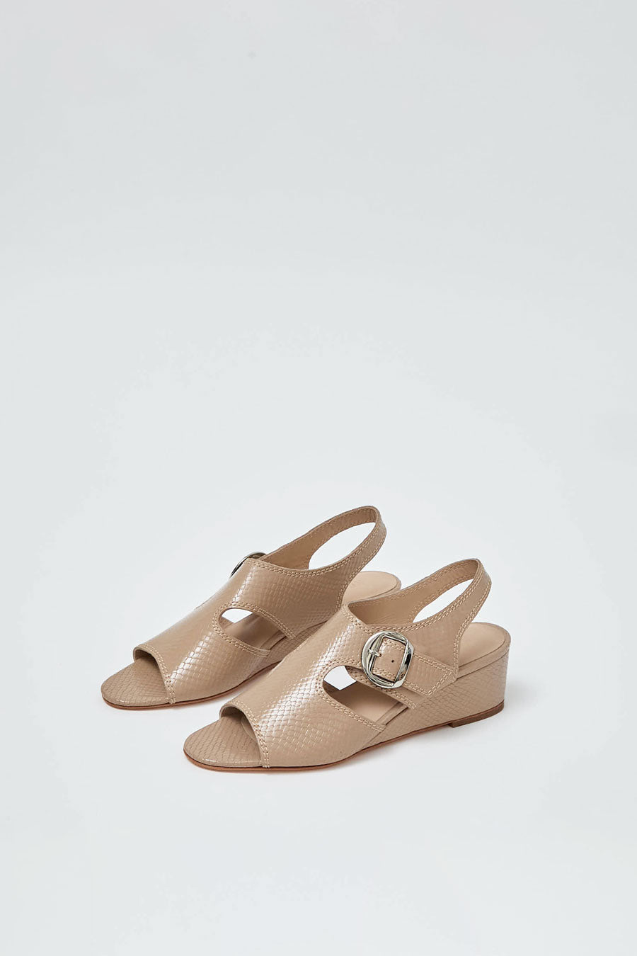 No.6 Margo Sandal in Mocha Snake