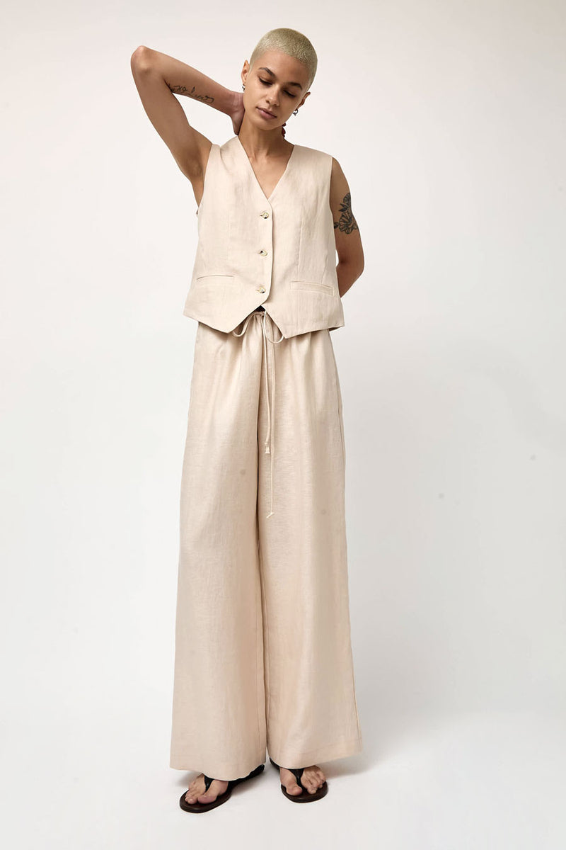 No.6 Martin Vest in Natural