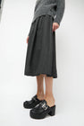 No.6 Martine Clog on High Tread in Jet on Black Base