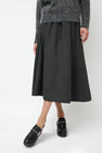 No.6 Martine Clog on High Tread in Jet on Black Base