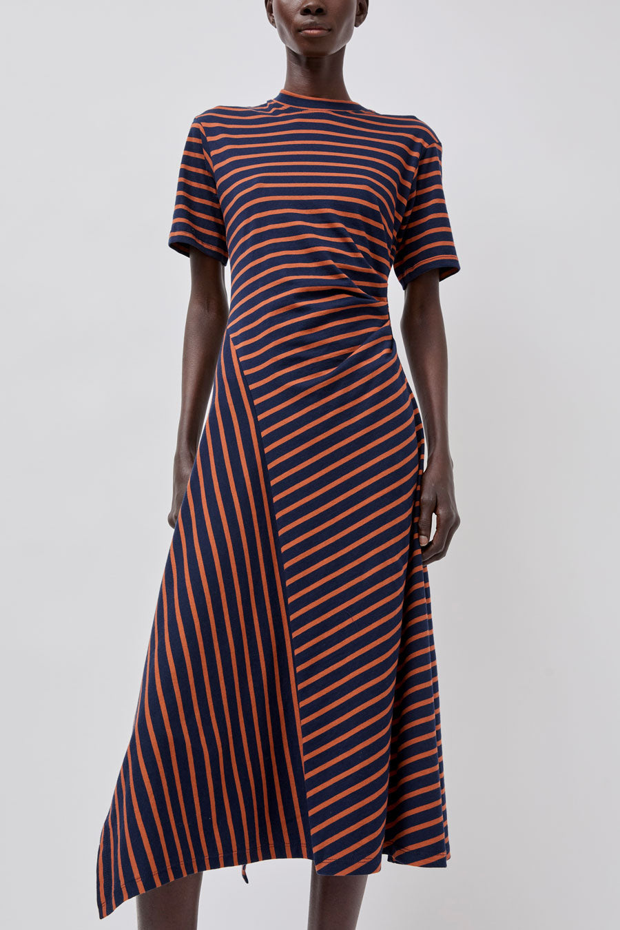 No.6 Martine Dress in Navy Stripe