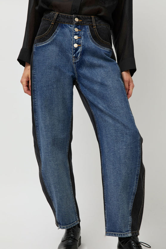 No.6 Mason Jean in Black and Blue